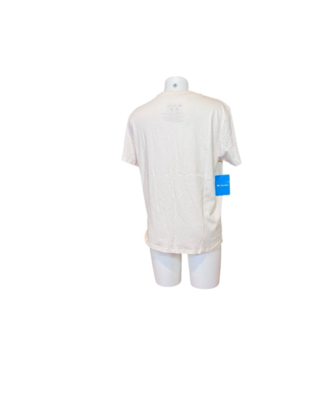 Women's Columbia Graphic Tee Shirt Size l cream - Picture 2 of 3